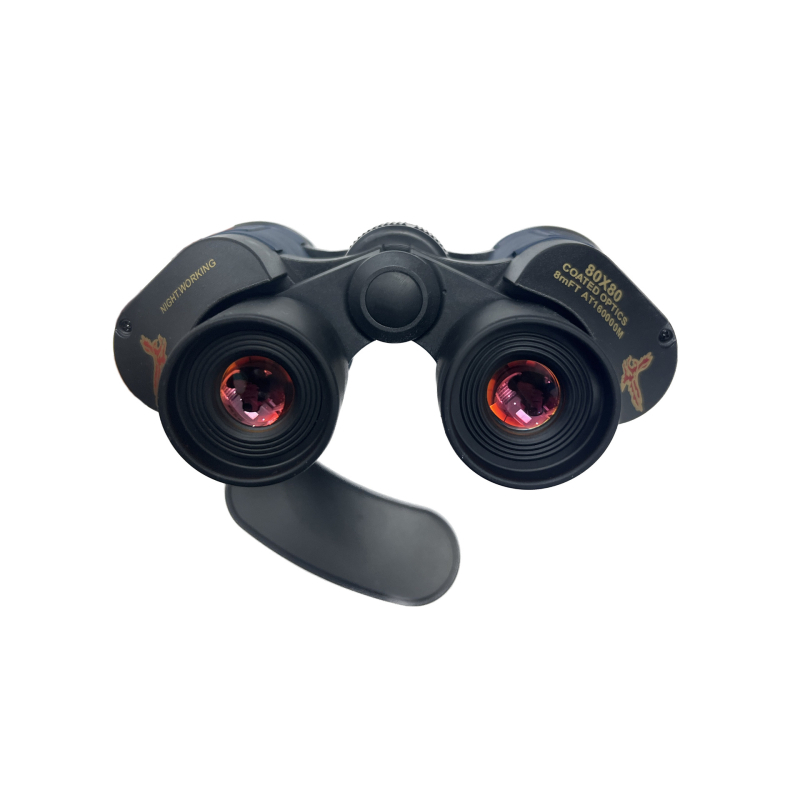 New Dragon binokularni teleskop, model 80x80, povećanje 10x, vidno polje 168/1000, promjer izlazne zjenice 10 mm, udaljenost oka 15 mm