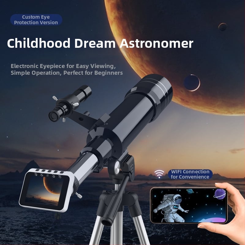 Astronomski teleskop — jednotrubni, visoke snage, za vanjske promatranje i znanstvenu nastavu