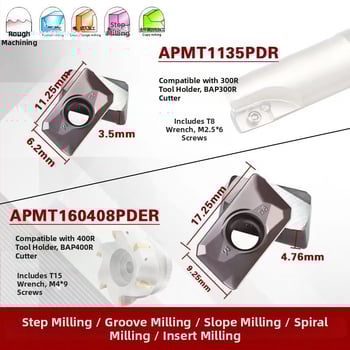 Maróbetét YBG205 R5-R6 APMT1604ER Karbid 1135YBG202