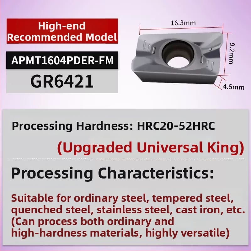 Maróbetét YBG205 R5-R6 APMT1604ER Karbid 1135YBG202