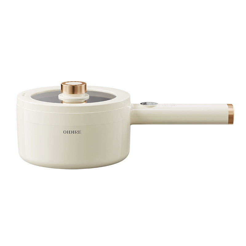 Електрическа готварска тенджера за общежитие, 2 л капацитет, за 2–3 човека, вътрешност от неръждаема стомана, микрокомпютърно управление, таймер за програмиране, всичко в едно