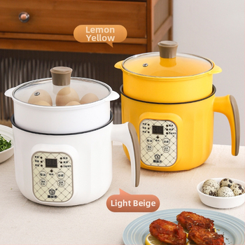 Elektrická varná misa Scy-18d s mikroprocesorovým ovládáním, kapacita do 2 l, pre 2–3 osoby, izolovaná, s programovateľným časovačom