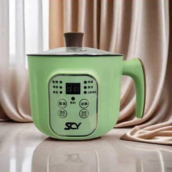 Elektrická varná misa Scy-18d s mikroprocesorovým ovládáním, kapacita do 2 l, pre 2–3 osoby, izolovaná, s programovateľným časovačom