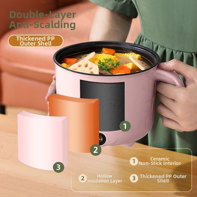 Умна електрическа пароварка и оризоварка – всичко‑в‑едно почистване, монтаж не е необходим, без лицензирани частни марки