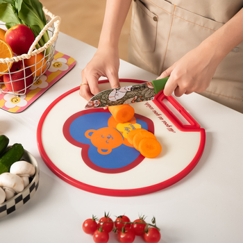 Daska za rezanje voća i povrća, antibakterijska, otporna na plijesan, dvostrana, PP+MDF