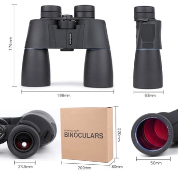 Binokulari 12x50 s noćnim vidom za promatranje ptica i putovanja