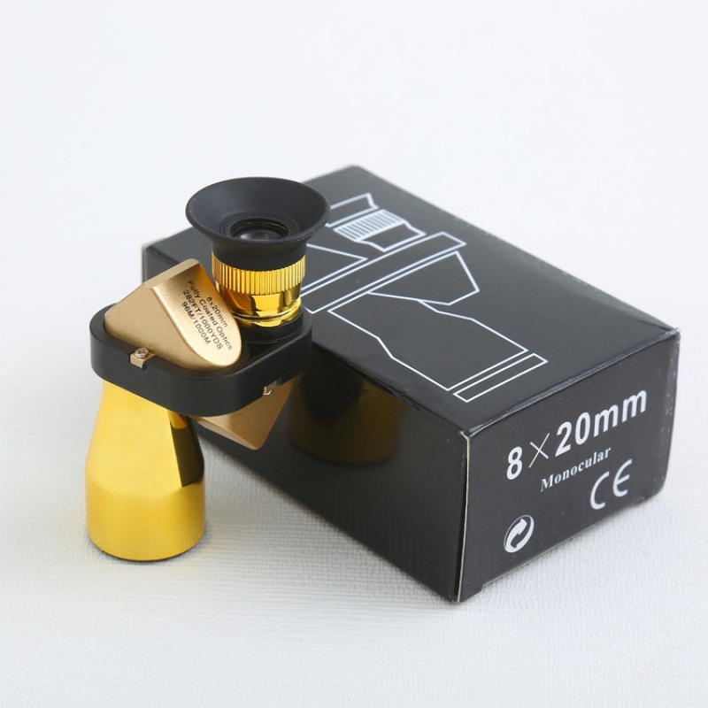 Golf monocular teleskop, 8x povećanje, stabilizacija slike, izlazna zjenica 5,7 mm, udaljenost oka 22 mm, vidno polje 8°