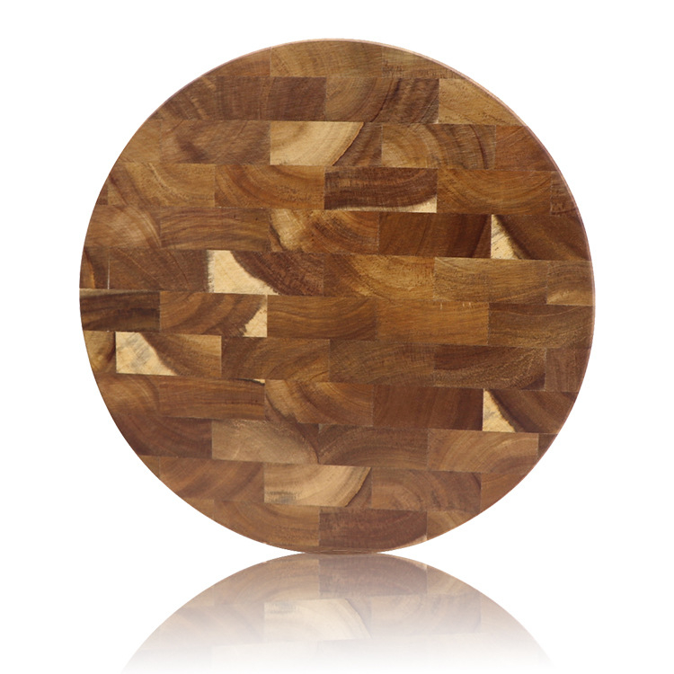 Shu pinshang Daska za rezanje od akacije s patchwork uzorkom za kućnu upotrebu