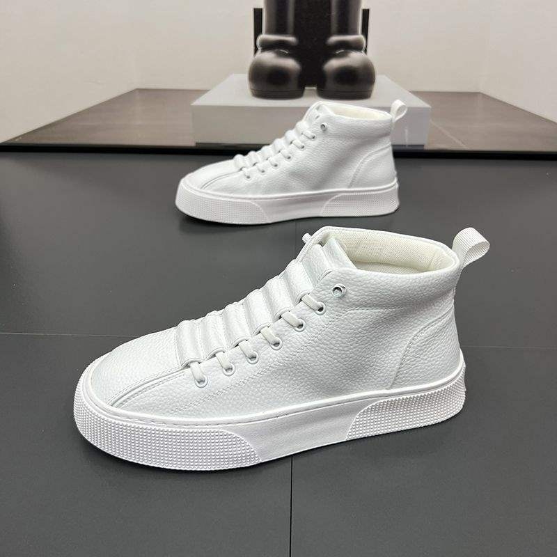 Muške tenisice visokog profila s slip-on dizajnom, korejskog stila, ljetne, otporne na habanje i proklizavanje, gornji dio PU, EVA uložak, gumena potplat, zatvaranje elastičnom trakom
