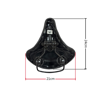 Sjedalo za bicikl Jiao, model 80 gumeno sjedalo, okvir od željeza i gume, za obične bicikle