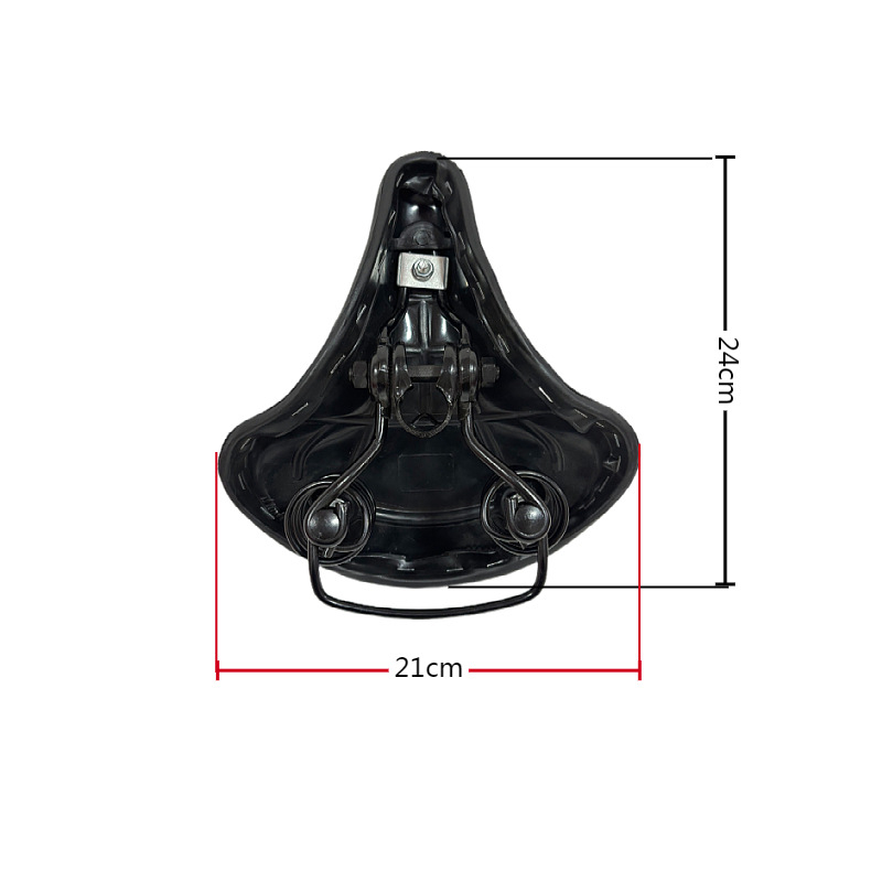 Sjedalo za bicikl Jiao, model 80 gumeno sjedalo, okvir od željeza i gume, za obične bicikle