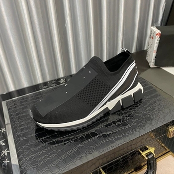Sportske casual tenisice s alfabetnim printom, gornji dio TPU+umjetna koža+tekstil, potplat od gume, Slip-On dizajn, okrugli vrh, ulošak od prirodne kože, prozračnost