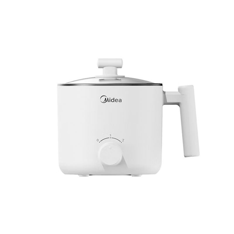 Midea XZE1612 Oală electrică 2L 2 în 1 cu interior din piatră medicală și funcție grătar/shabu-shabu