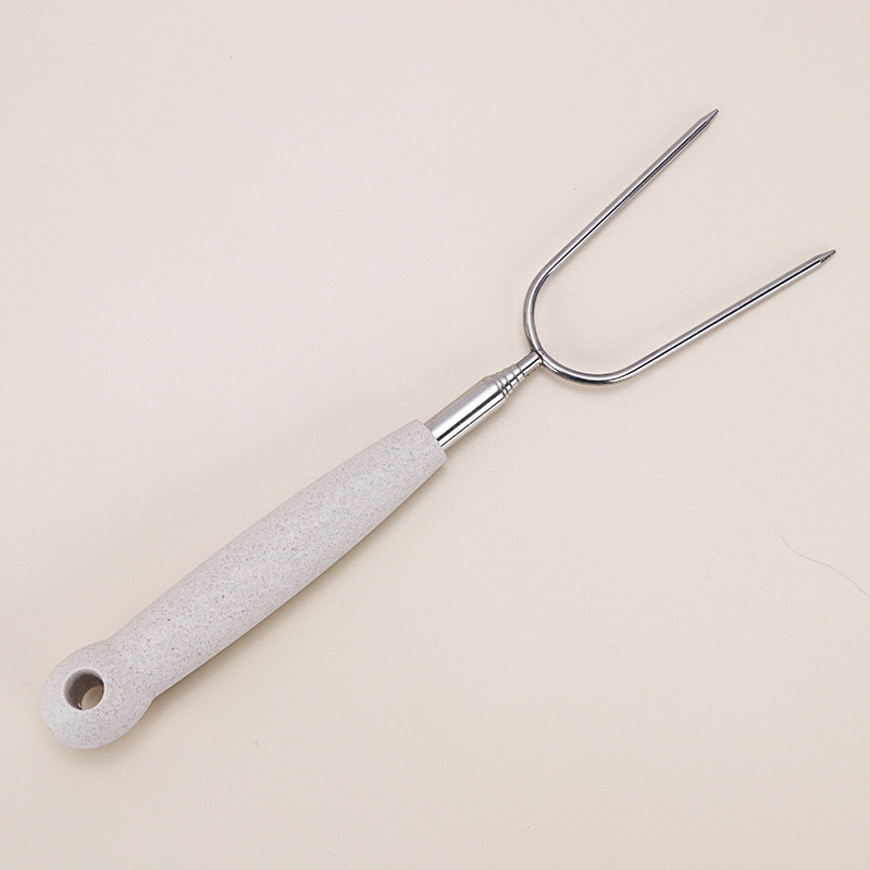 Furculiță de grătar telescopic din oțel inoxidabil, utilizare în aer liber, design modern — KN Barbecue Tools