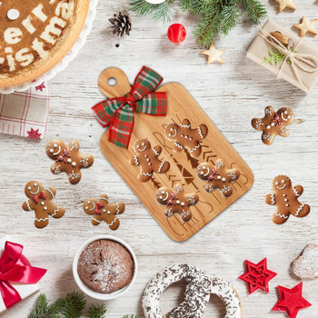 Tocător din lemn cu mâner, placă dublu-fațetă pentru brânzeturi și pizza, din lemn de cauciuc; brand Wu ge yi; origine Shandong; stil modern minimalist; destinație uz casnic