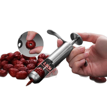 Jujube Core Remover – Oțel inoxidabil; divizor de fructe pentru uz casnic; imprimare logo: Da; lansare: iarna 2022; fără personalizare
