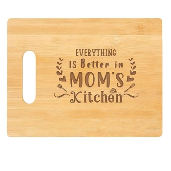 Tocător din bambus – antiderapant, cu două fețe, portabil, Rescure