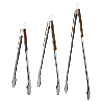 Set alata za roštilj od nehrđajućeg čelika s PP ručkom, tri dijela, klips