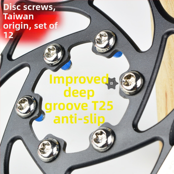 Šróby kotúčovej brzdy pre horské bicykle — Torx T25, šesťuholná montáž, HS1/G3, JSHOU BIKE