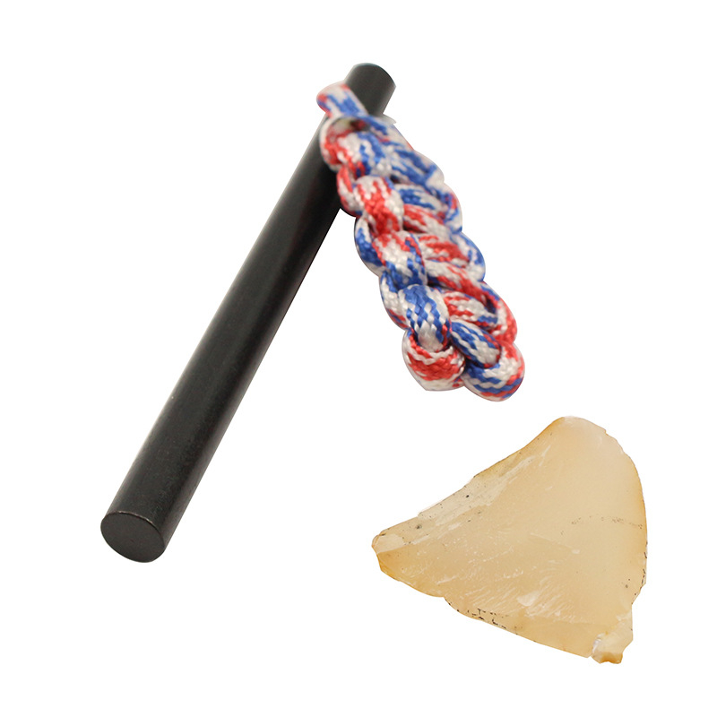 Комплект за запалване с флинт и магнезиев прът за къмпинг и оцеляване