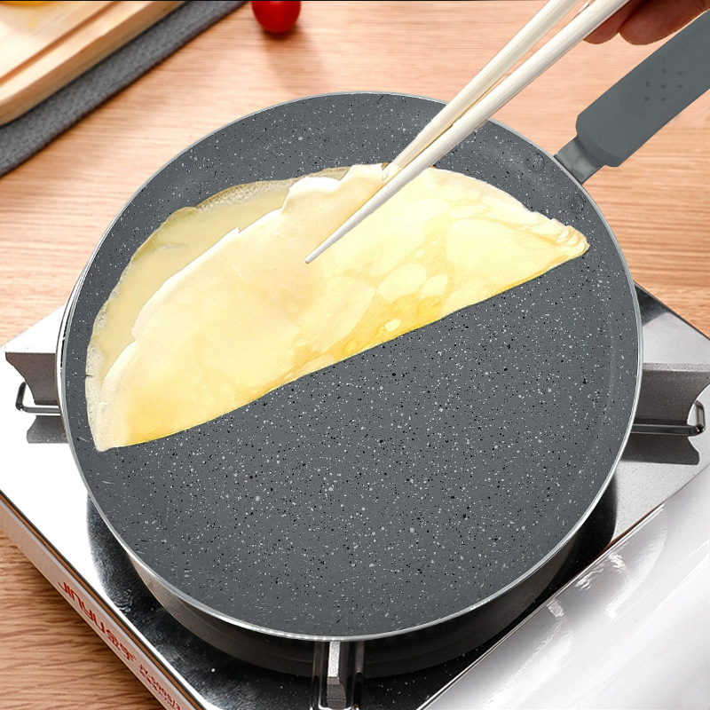 Tavica s neprijanjajućim dnom za omlete i palačinke, aluminijska legura, složeno dno, dubina 2 cm