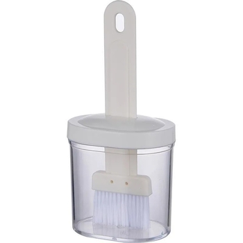 Set četki za ulje za roštilj s integriranim silikonskim držalom, PP dlačice, poklop, 200 kom., otporno na visoke temperature