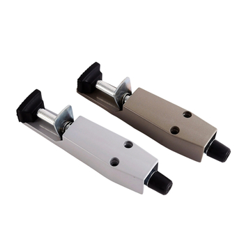 Vrata-top stopper s nožnim pogonom, aluminijska legura + željezo, zidni montažni, elektroplatirani završetak, ručno upravljanje, moderni minimalistički stil