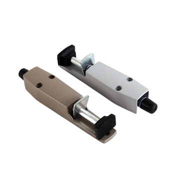 Vrata-top stopper s nožnim pogonom, aluminijska legura + željezo, zidni montažni, elektroplatirani završetak, ručno upravljanje, moderni minimalistički stil