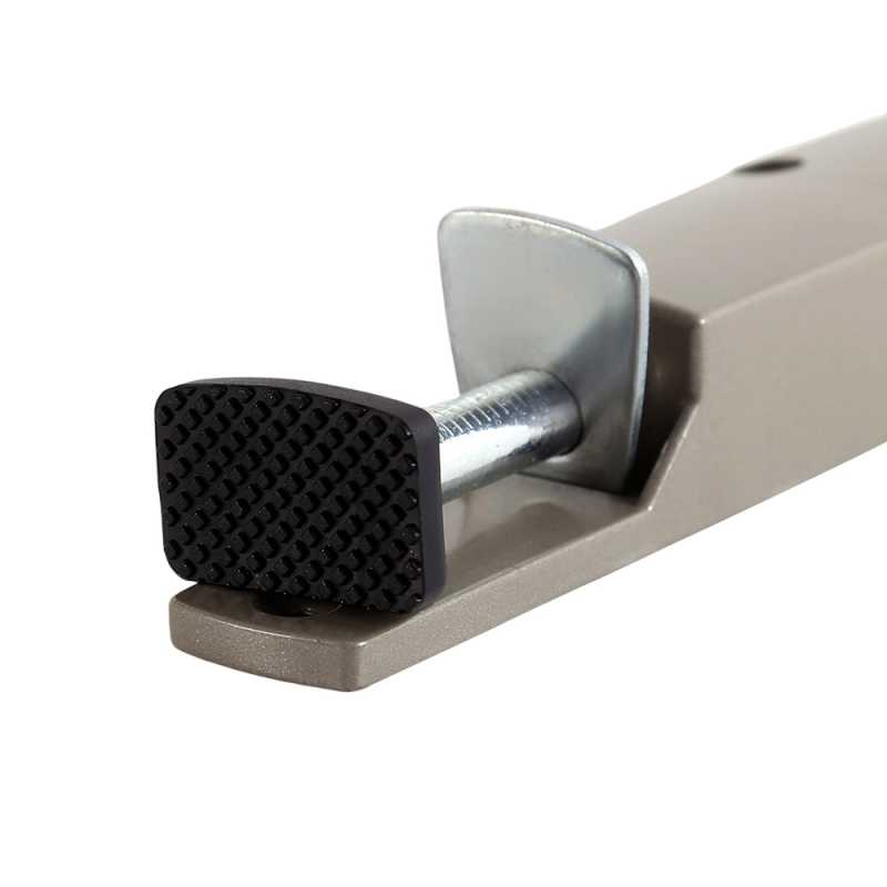 Vrata-top stopper s nožnim pogonom, aluminijska legura + željezo, zidni montažni, elektroplatirani završetak, ručno upravljanje, moderni minimalistički stil