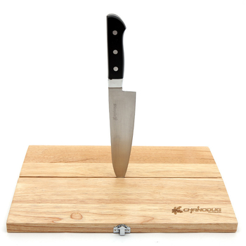 Комплект за къмпинг: сгъваема дъска за рязане и нож от неръждаема стомана, преносим, за рязане на зеленчуци и плодове, 34×35 см