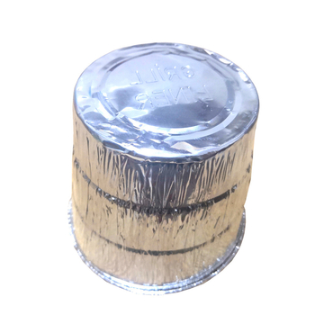 Colector de ulei pentru grătar cu înveliș din folie de aluminiu – set de 10 piese: găleată metalică și găleată din folie de aluminiu pentru grătare în aer liber