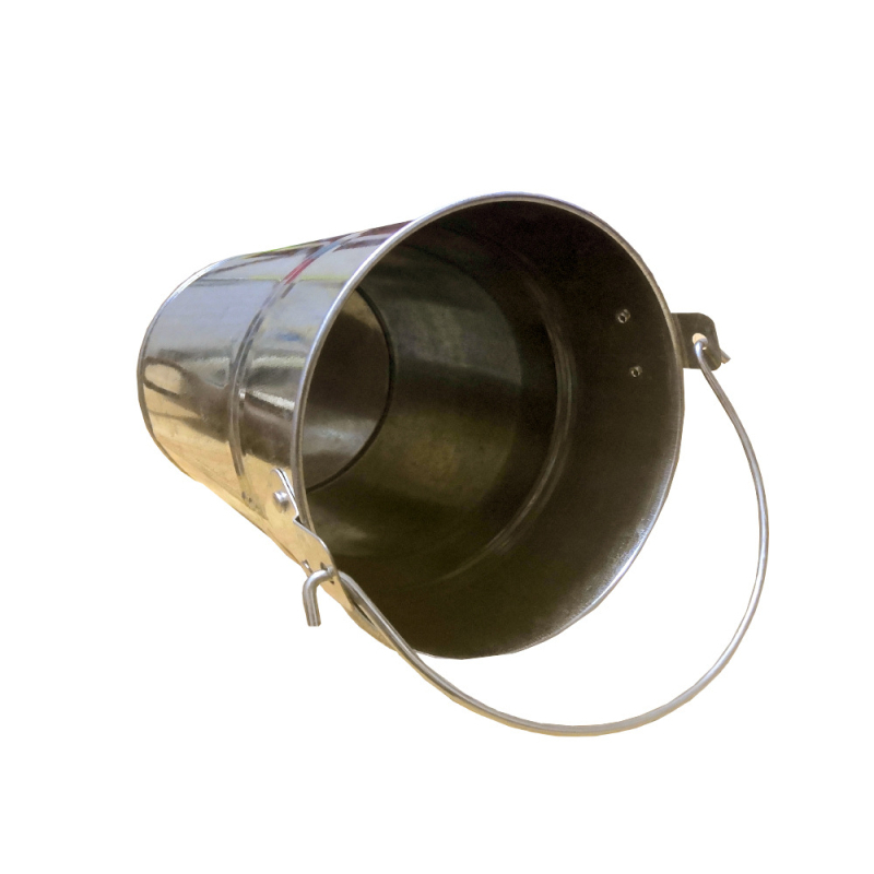 Colector de ulei pentru grătar cu înveliș din folie de aluminiu – set de 10 piese: găleată metalică și găleată din folie de aluminiu pentru grătare în aer liber