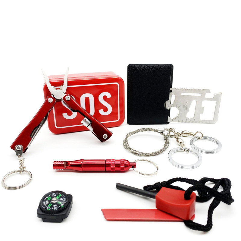 Risheng къмпинг комплект за оцеляване – многофункционални SOS инструменти и аптечка