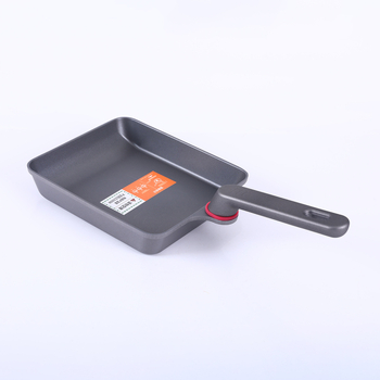Tamagoyaki neprimjenjiva tava za prženje, tijelo od titanijskog legura, dno od aluminijskog legura, dubina 3 cm, kompatibilna sa svim pločama štednjaka, bez poklopca