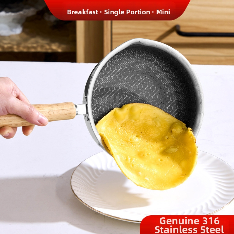 Panvica na smaženie s nepriľnavým povrchom (hliníková zliatina; trojvrstvové dno; hĺbka 4,5 cm; vhodné na vajcia a steaky)