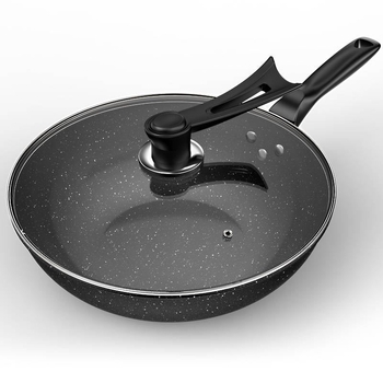 Γουόκ Maifan πέτρα, αντικολλητικό, επίπεδο πυθμένα, από χυτό σίδερο, κατάλληλο για επαγωγή και γκάζι