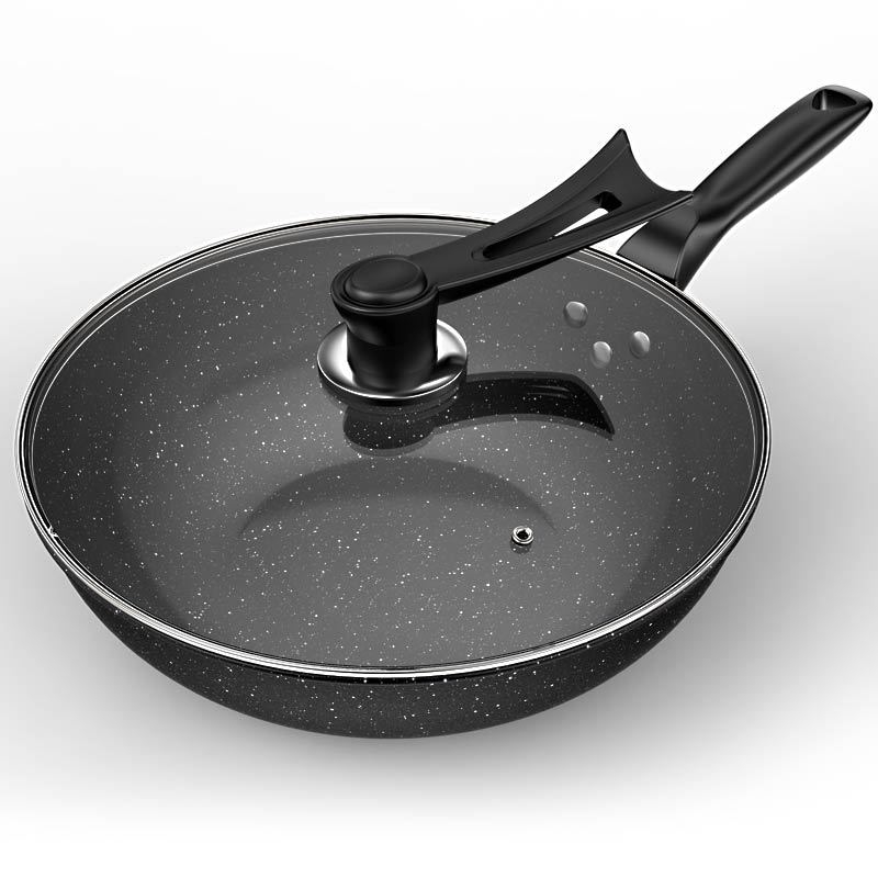 Γουόκ Maifan πέτρα, αντικολλητικό, επίπεδο πυθμένα, από χυτό σίδερο, κατάλληλο για επαγωγή και γκάζι