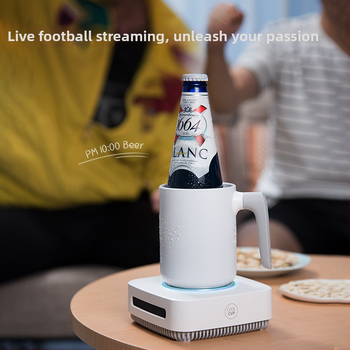 Mibeli S1-B2 Dvostruko korištenje čaše za hlađenje i grijanje, 400 ml, 36W, Tijelo od aluminijske zlitine, Dodirno upravljanje