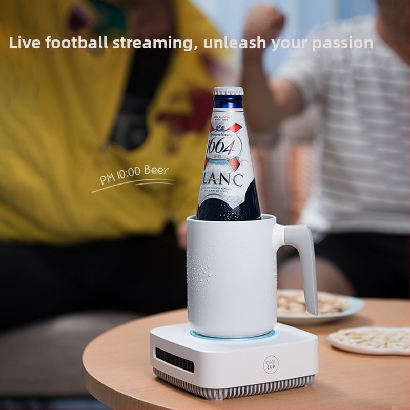 Mibeli S1-B2 Dvostruko korištenje čaše za hlađenje i grijanje, 400 ml, 36W, Tijelo od aluminijske zlitine, Dodirno upravljanje