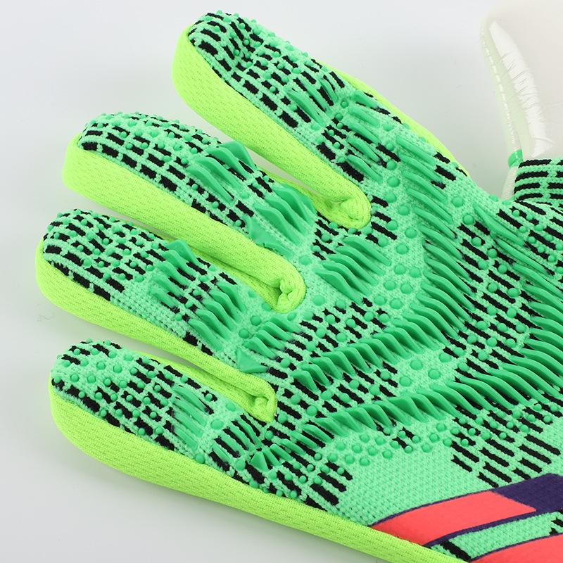 Γάντια τερματοφύλακα από λατέξ για ποδόσφαιρο, προστασία δακτύλων, ανθεκτικά στη φθορά για προπονήσεις