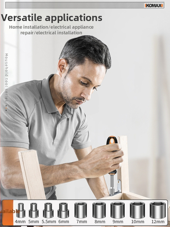 Sada skrutkovačov z uhlíkovej ocele s ráčnovým mechanizmom a viacerými bitmi, obsahuje 19-v-1 a 9-v-1 varianty a 3,6V elektrickú skrutkovač s magnetickými bitmi