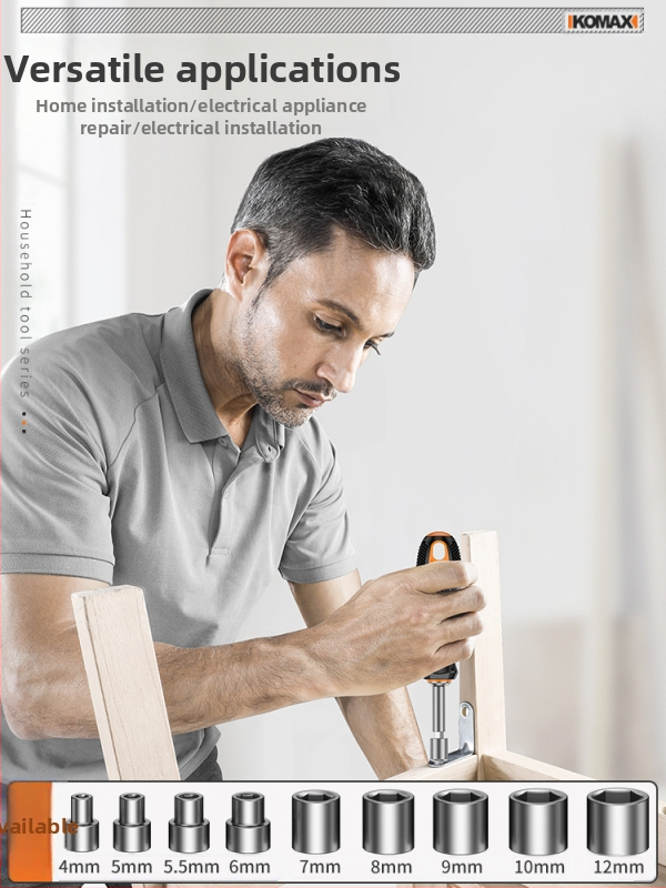 Sada skrutkovačov z uhlíkovej ocele s ráčnovým mechanizmom a viacerými bitmi, obsahuje 19-v-1 a 9-v-1 varianty a 3,6V elektrickú skrutkovač s magnetickými bitmi