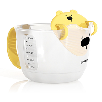 Κύπελλο μέτρησης φιλτραρίσματος υγρού αυγού με κλίμακα, εργαλείο πλυσίματος ρυζιού, κύπελλο ανάδευσης αυγών από PP