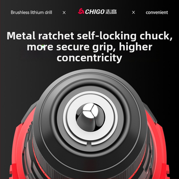 Bezkomutátorová bezdrôtová vŕtačka - 18-21V, pištoľová rukoväť, plynulá regulácia rýchlosti, samouzamykacie skľučovadlo, vpred/vzadu