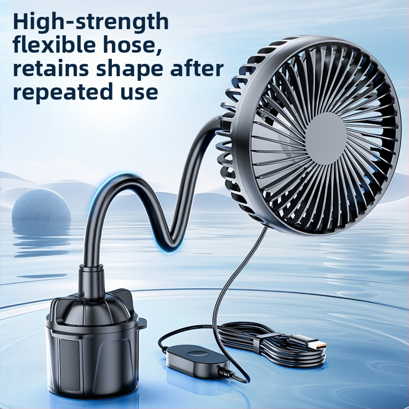 Shun Wei Autoventil s jednou hlavou do držiaka na šálky, 5W, model R-8050, ABS