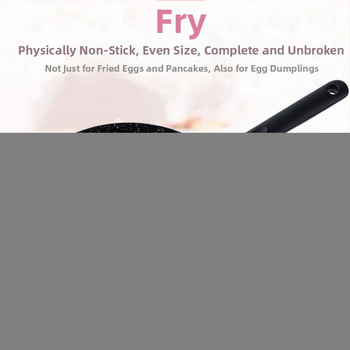 Rich chef Nerezová oceľová panvica na omeletu s dizajnom 4/7 otvorov na vajíčka, nepriľnavá, hĺbka 4 cm