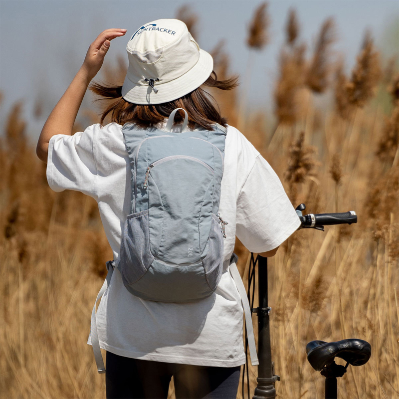 Ултратънка туристическа раница с хидратационен резервоар, дишащи презрамки с въздушна подпора, унисекс, полиестер