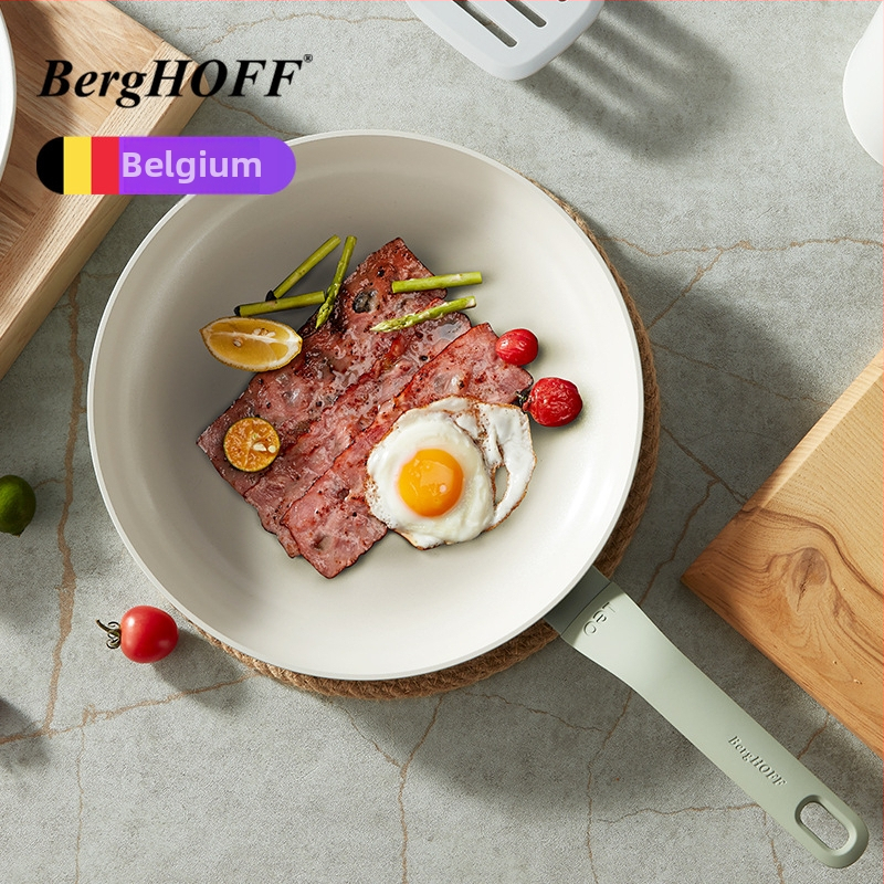 Begaford keramički neprijanjajući tiganj/wok, aluminijski spoj, nordijski stil, višeslojno dno, kompatibilan s indukcijom