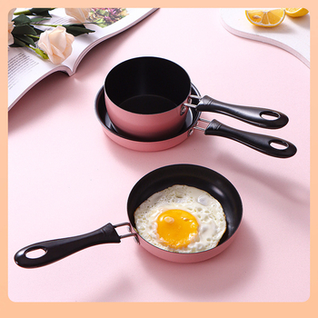 Mini tava od lijevanog željeza s neprijanjajućim premazom - prenosna, indukcijski kompatibilna, kineski stil, prilagodljiv logotip