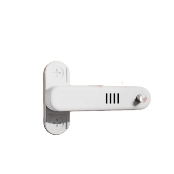 Alarmni doraz za vrata – tip zasuna (latch), aluminijska legura, elektroplatirani završetak, Belonsier, moderni minimalistički stil